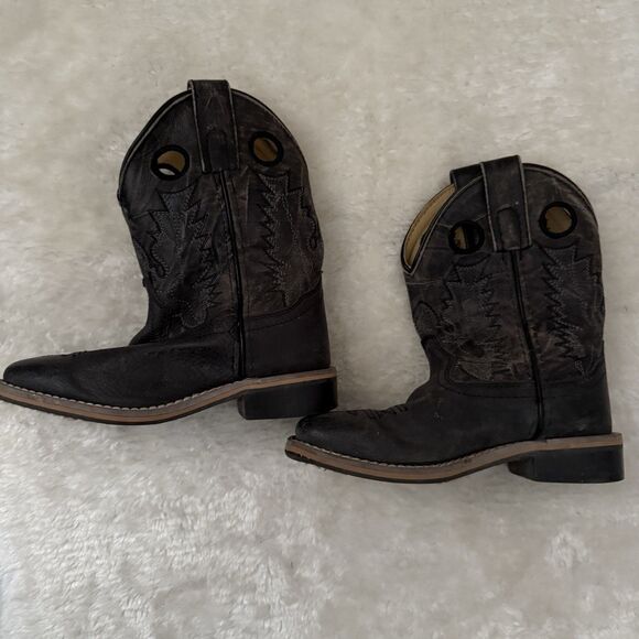 Smoky Mountain Blaze Western Design Square Toe Gray Youth Kids size 11.5 - Picture 6 of 8